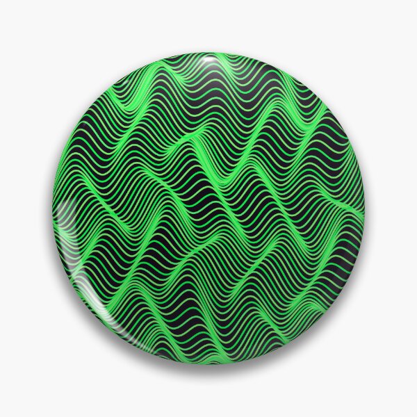 Item preview, Futuristic Neon Green Wavy Contour Pattern designed and sold by GraphyLab.