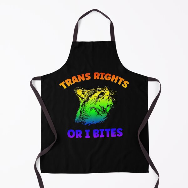 Item preview, Trans Rights Or I Bites Rainbow Raccoon designed and sold by UnitedColours.