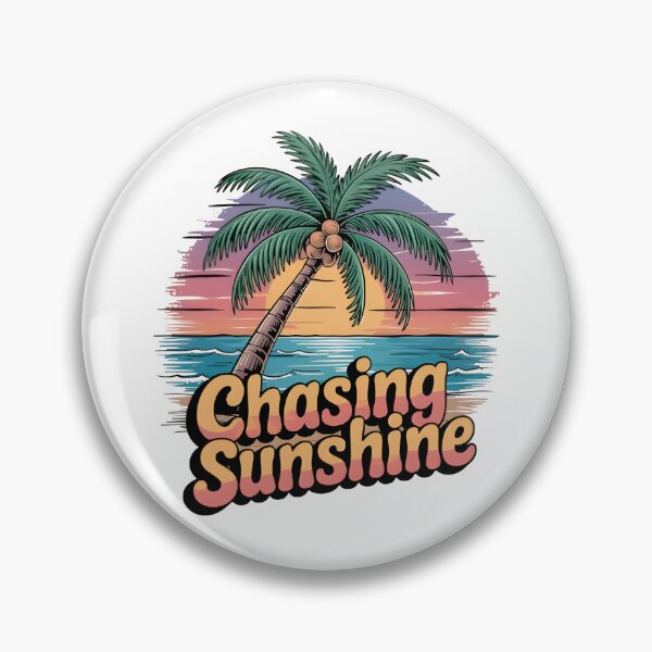 Item preview, Retro Tropical Palm Tree Beach Sunset Summer Design designed and sold by Awarrie.