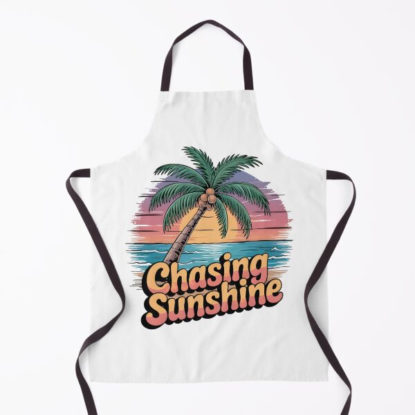 Item preview, Retro Tropical Palm Tree Beach Sunset Summer Design designed and sold by Awarrie.