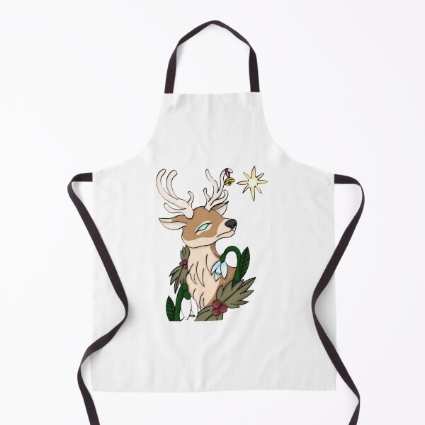 Item preview, festive reindeer illustration designed and sold by PalikoRuka.