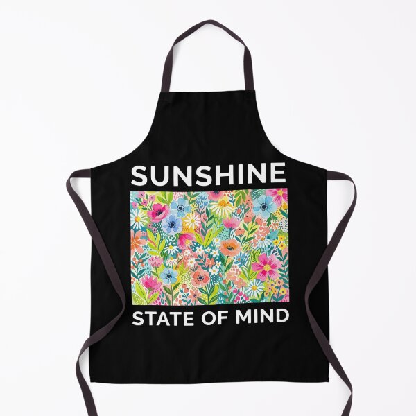 Item preview, Sunshine State of Mind Watercolor Floral Quote Gift Bright Summer Flower designed and sold by raedattia.