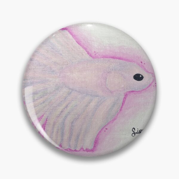 Item preview, White Betta Fish designed and sold by SienasArtStore.