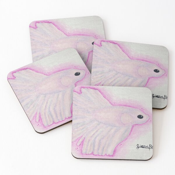 Item preview, White Betta Fish designed and sold by SienasArtStore.
