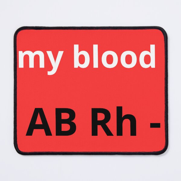Item preview, blood AB Rh - designed and sold by adamoliv.