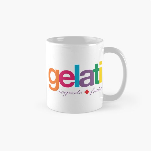 Item preview, Gelati Iogurte + Fruta - Colorful Vibrant Typography designed and sold by ChirariShope.