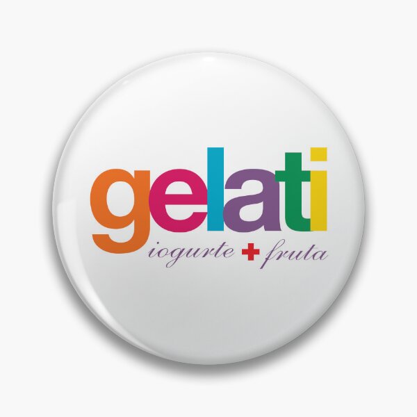 Item preview, Gelati Iogurte + Fruta - Colorful Vibrant Typography designed and sold by ChirariShope.