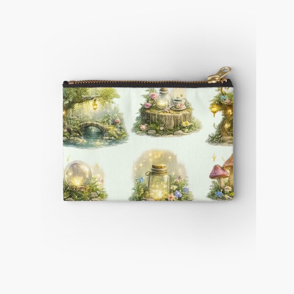 Item preview, Fairy Core Cottage Forest Lantern Mushroom Whimsical Aesthetic Sticker pack Sheet designed and sold by Rehnair.