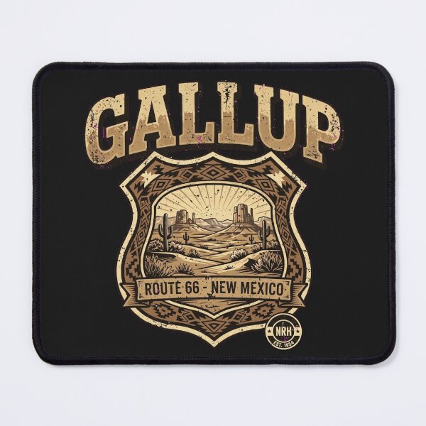 Item preview, Vintage Route 66 Gallup Desert Patch designed and sold by Normandy Road Heritage.