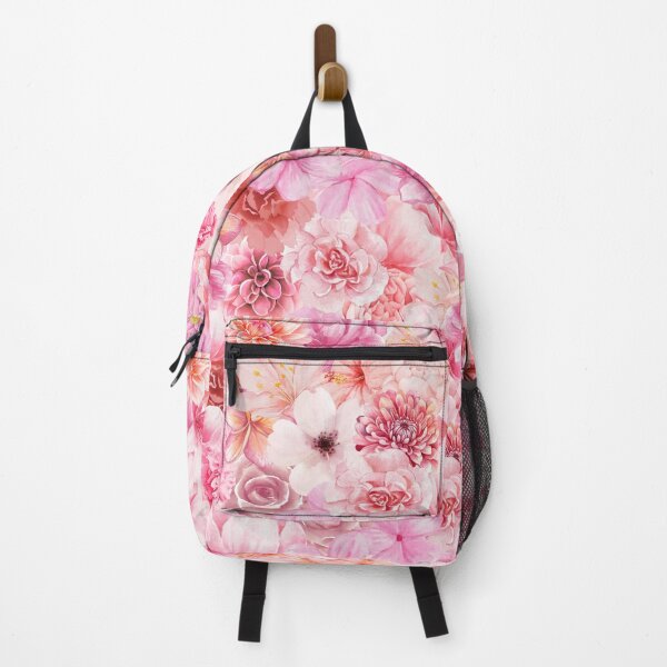 Item preview, Aesthetic Soft Pastel Pink Floral Garden Collage Pattern designed and sold by thefrenchyviet.