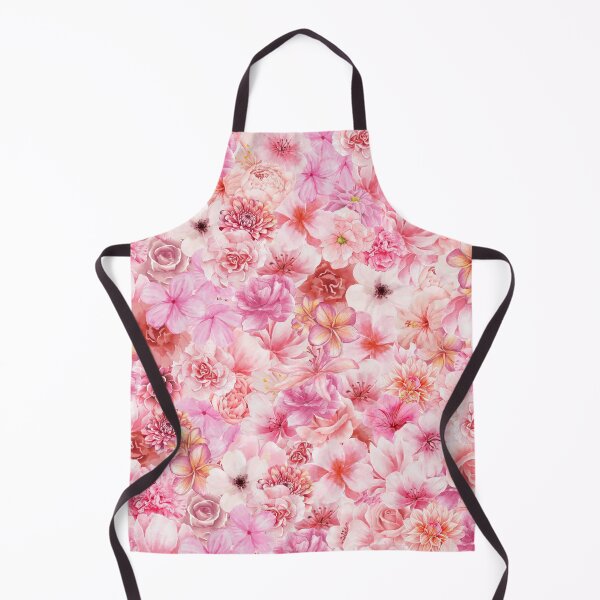 Item preview, Aesthetic Soft Pastel Pink Floral Garden Collage Pattern designed and sold by thefrenchyviet.