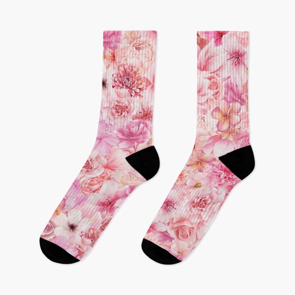 Item preview, Aesthetic Soft Pastel Pink Floral Garden Collage Pattern designed and sold by thefrenchyviet.