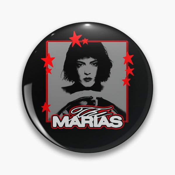 Artikelvorschau, Das Marías Monochromatic Portrait Red Stars Poster entworfen und verkauft von 奥森 孔.