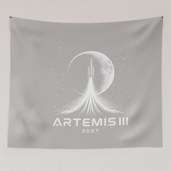Item preview, Artemis III 3 2027 Retro Space Earth Low Orbit Pullover Hoodie designed and sold by GreggRoss.