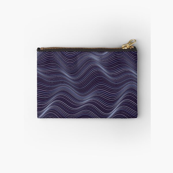 Item preview, Abstract Dark Blue Wavy Topographic Line Pattern designed and sold by GraphyLab.