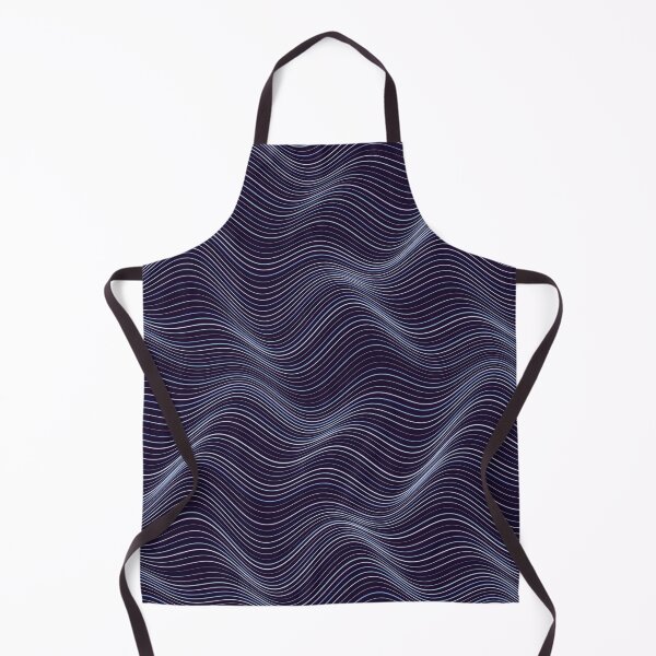 Item preview, Abstract Dark Blue Wavy Topographic Line Pattern designed and sold by GraphyLab.
