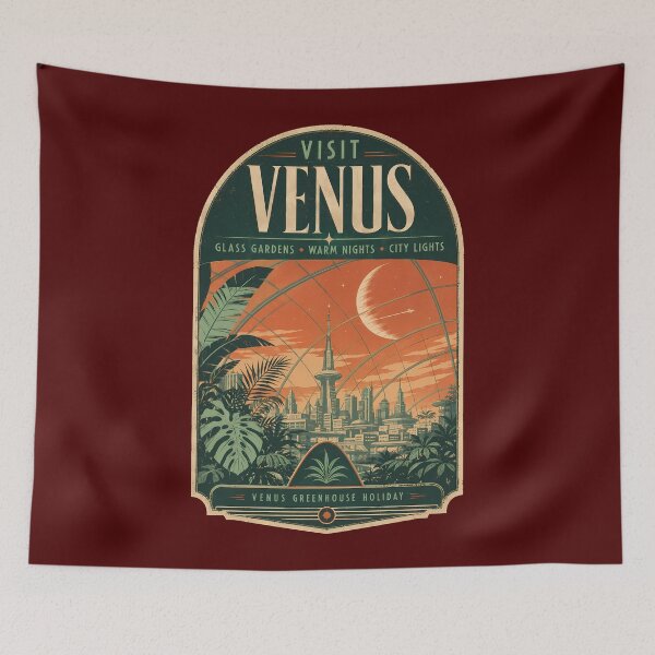 Item preview, Venus Greenhouse Holiday Travel Poster designed and sold by agearb.