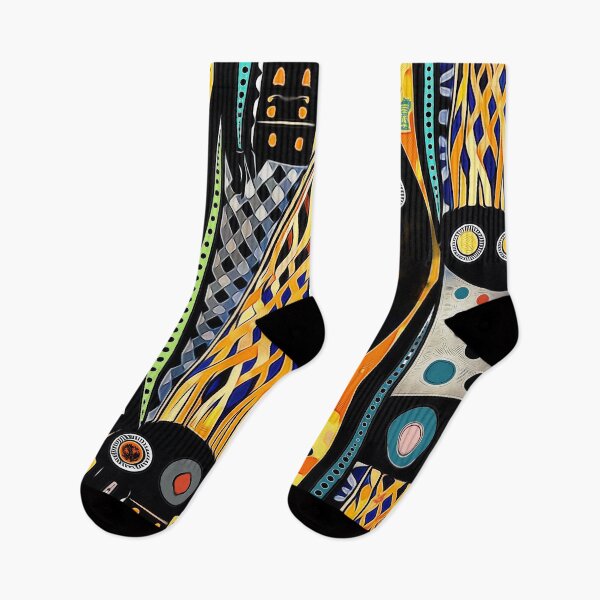 Item preview, Abstract Pattern Orange and Black designed and sold by Duckmoo Art.