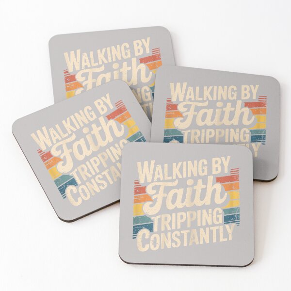 Item preview, Christian Bible Quote Walking By Faith Tripping Constantly designed and sold by mjohnson9.