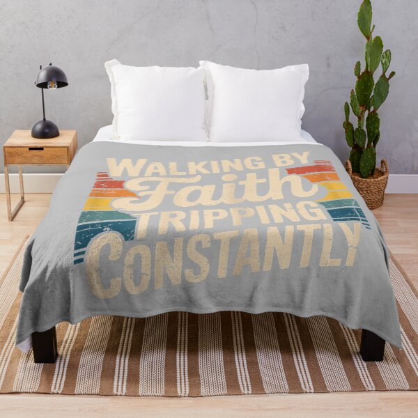 Item preview, Christian Bible Quote Walking By Faith Tripping Constantly designed and sold by mjohnson9.