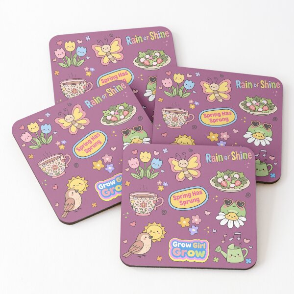 Item preview, Spring Cute Collage Pastel Seamless Pattern designed and sold by HowToCanadian.