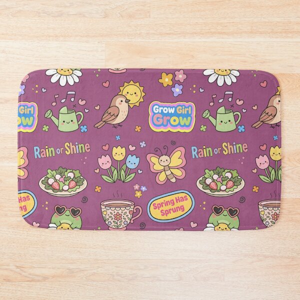 Item preview, Spring Cute Collage Pastel Seamless Pattern designed and sold by HowToCanadian.