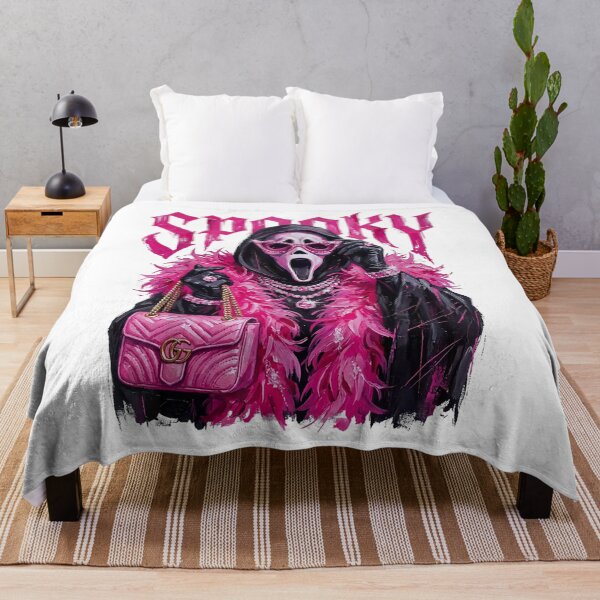 Item preview, Funny Spooky Ghost Fashion Face Halloween Girly designed and sold by PartyFam.