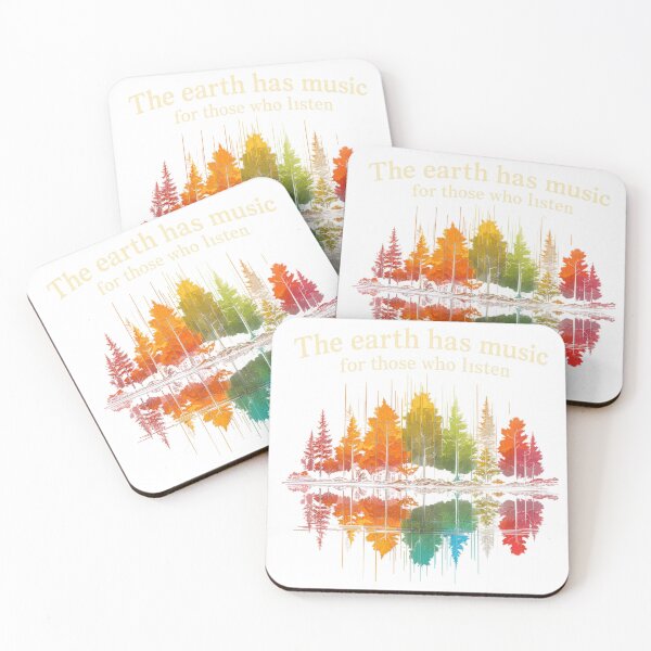 Item preview, The Earth Has Music For Those Who Listen Colorful Nature Forest designed and sold by ZephyrCove.
