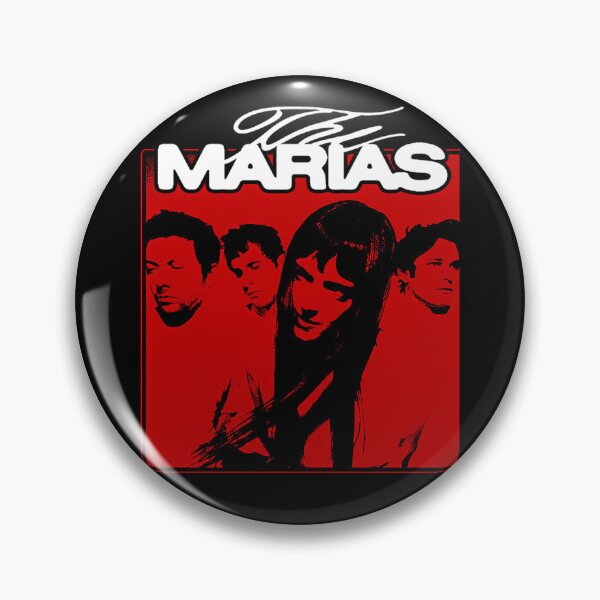 Item preview, The Marías Band Silhouette Red Poster designed and sold by 奥森 孔.