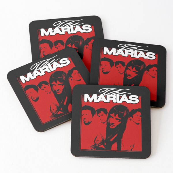 Item preview, The Marías Band Silhouette Red Poster designed and sold by 奥森 孔.