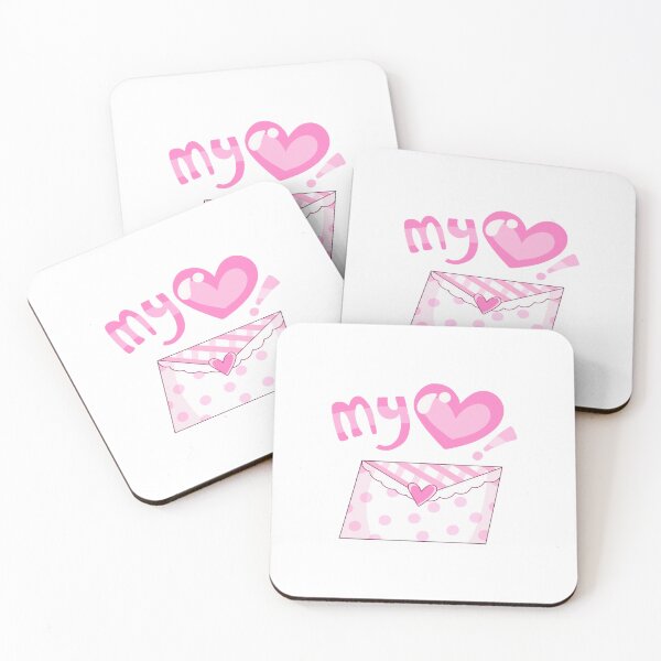 Item preview, My Love Cute Pink Envelope Illustration designed and sold by PalikoRuka.