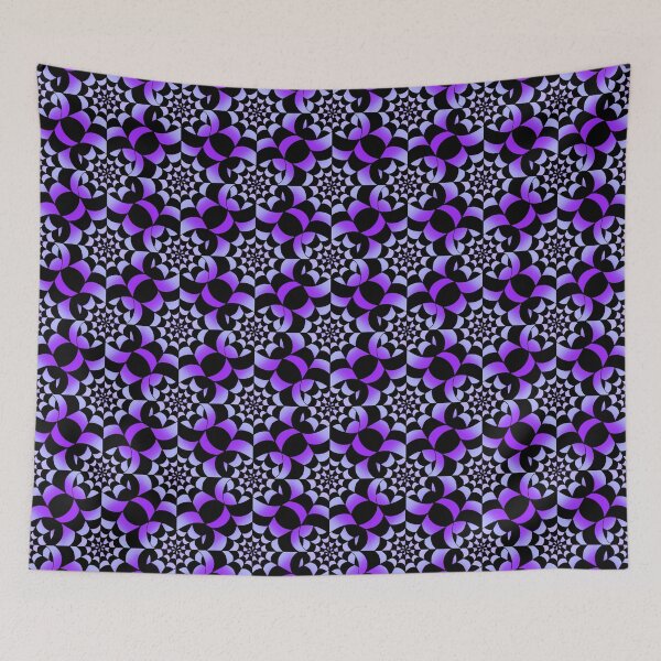 Item preview, Enchanted Web -  Lavender Haze Spider Web Halloween Pattern  designed and sold by BlackthornDsign.