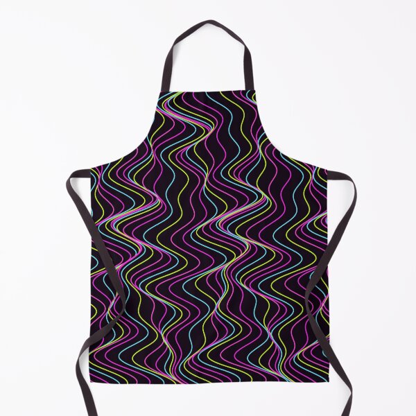 Item preview, Multicolor Neon Wavy Contour Lines Pattern designed and sold by GraphyLab.