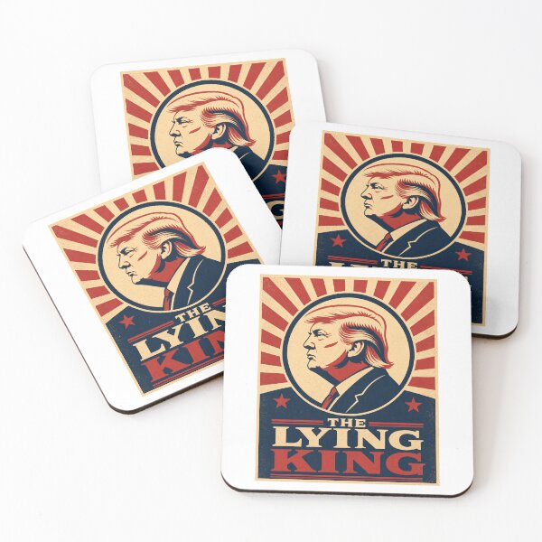 Item preview, The Lying King Political Satire Typography Graphic  designed and sold by ZephyrCove.