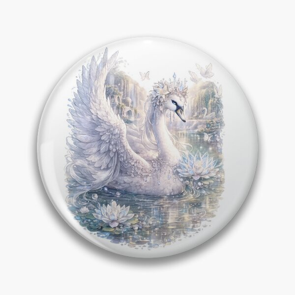 Item preview, Aurora Swan – Guardian of the Crystal Lake designed and sold by NSUniverse.