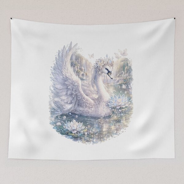 Item preview, Aurora Swan – Guardian of the Crystal Lake designed and sold by NSUniverse.