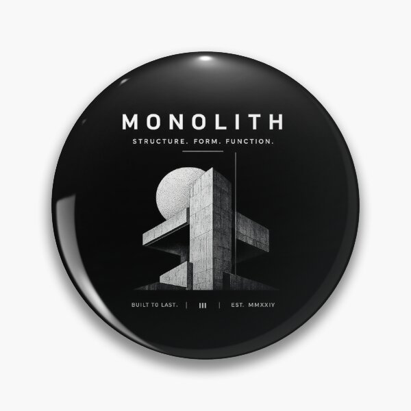 Item preview, MONOLITH | Brutalist Architecture Minimal Streetwear Graphic designed and sold by CreativeCook.
