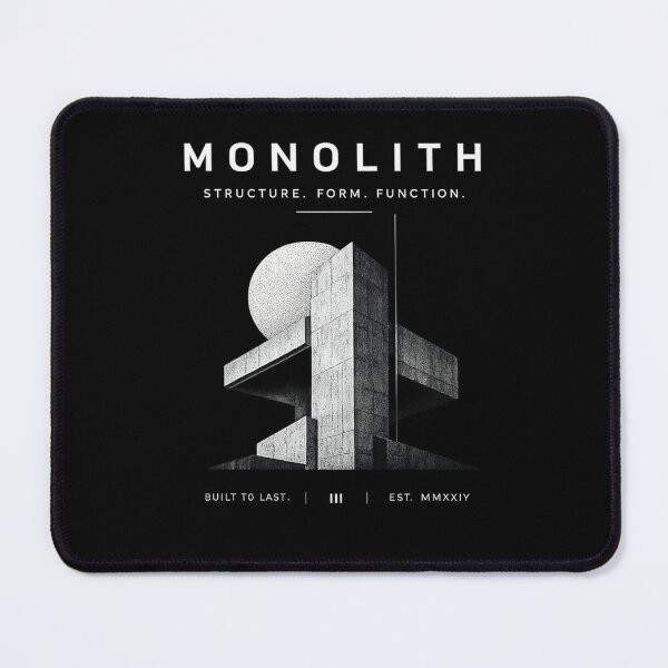 Item preview, MONOLITH | Brutalist Architecture Minimal Streetwear Graphic designed and sold by CreativeCook.