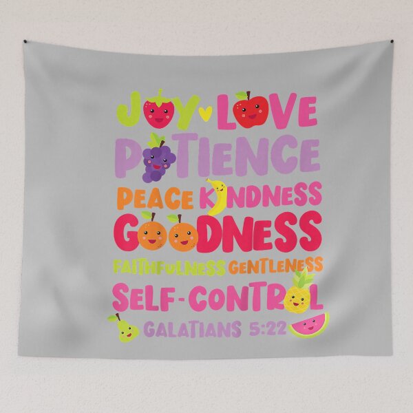 Item preview, Christian Bible Verse Fruit of The Spirit Galatians 5 22 designed and sold by mjohnson9.