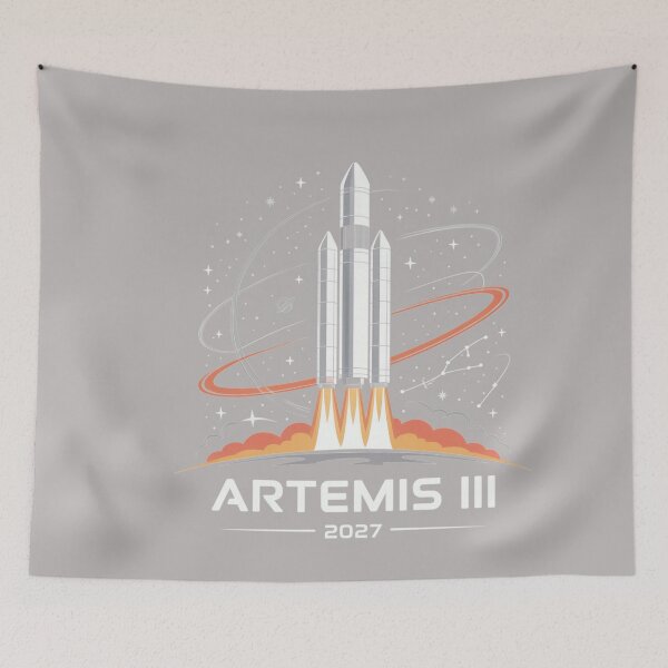 Item preview, Artemis III 3 2027 Space Earth Low Orbit Long Sleeve designed and sold by GreggRoss.