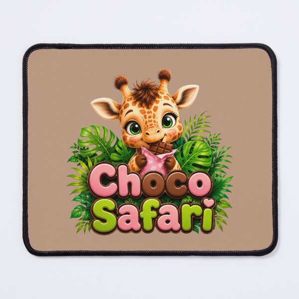 Item preview, Cute Giraffe Choco Safari Chocolate Lover Kawaii T-Shirt designed and sold by Aimetoi.