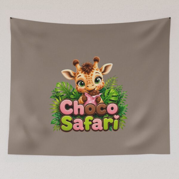 Item preview, Cute Giraffe Choco Safari Chocolate Lover Kawaii T-Shirt designed and sold by Aimetoi.