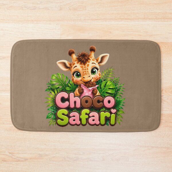 Item preview, Cute Giraffe Choco Safari Chocolate Lover Kawaii T-Shirt designed and sold by Aimetoi.