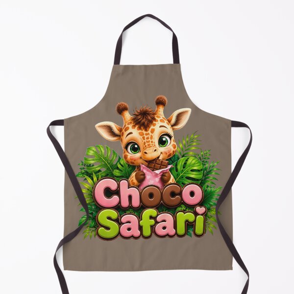 Item preview, Cute Giraffe Choco Safari Chocolate Lover Kawaii T-Shirt designed and sold by Aimetoi.
