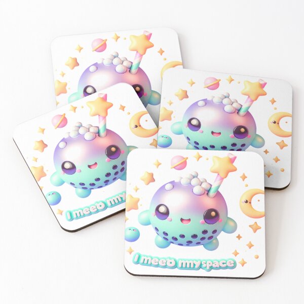 Item preview, Kawaii I Need My Space And Boba Bubble Tea Tee designed and sold by SivaStudios.