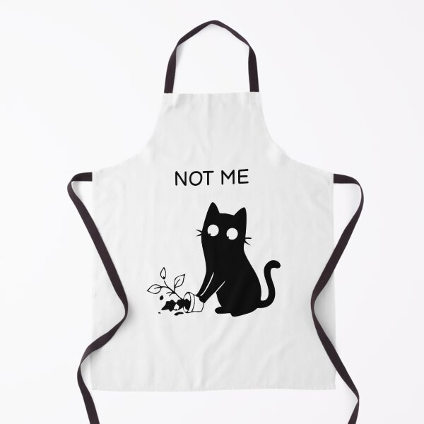 Item preview, NOT ME Funny Black Cat Sticker designed and sold by FUEGO & NOX.