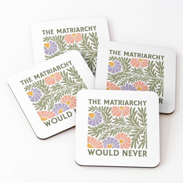 Item preview, The Matriarchy Would Never Feminist Boho Floral Retro designed and sold by ZephyrCove.