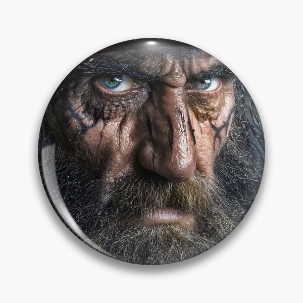 Item preview, Intense Pirate with Piercing Eyes and Rainy Background designed and sold by Artessie.