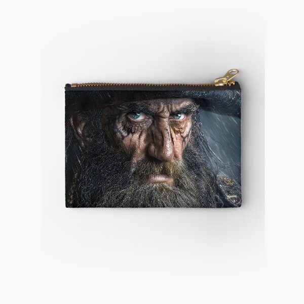 Item preview, Intense Pirate with Piercing Eyes and Rainy Background designed and sold by Artessie.