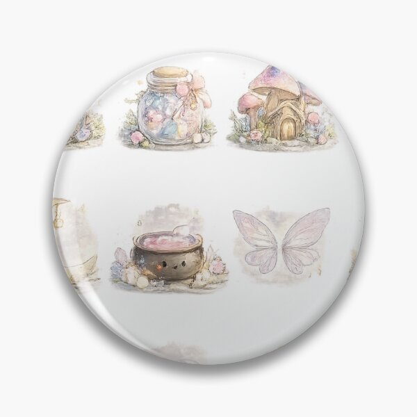 Item preview, Pastel Witchy Magic Spellbook Crystal Ball Potion Bottle Aesthetic designed and sold by Rehnair.